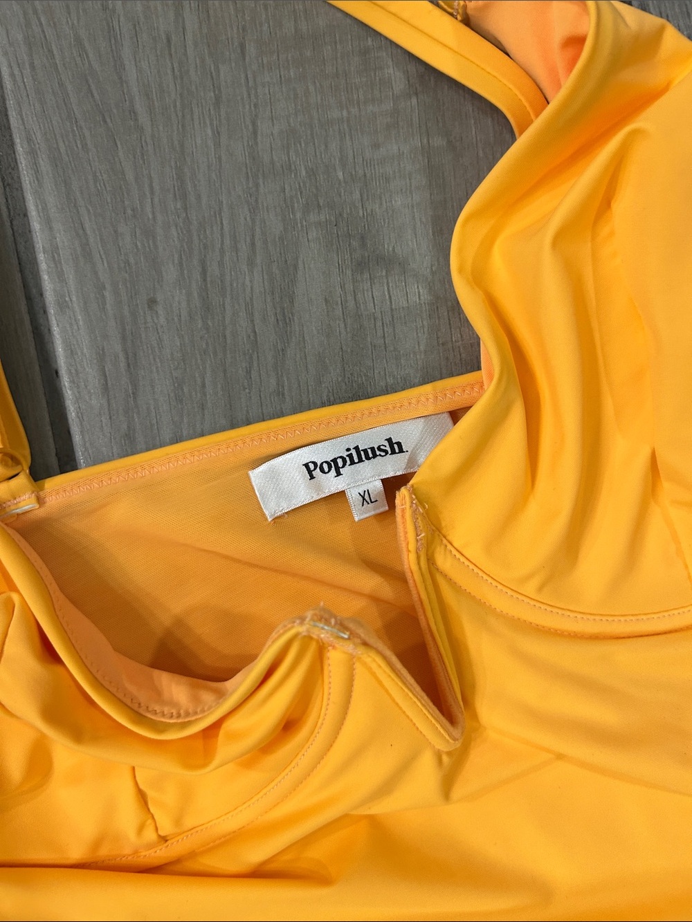 Popilush Tummy Control Deep V Neck Slimming Swimsuit - Picture 8 of 8